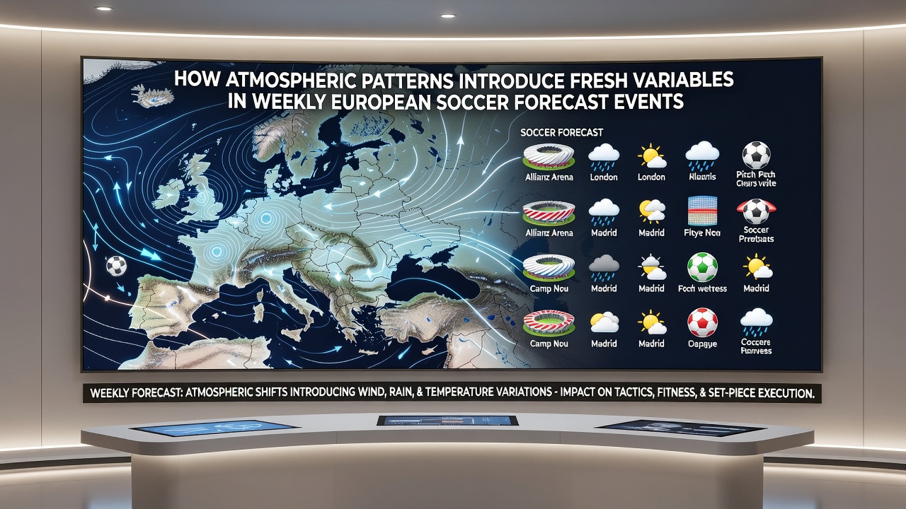 Analyse von Niederschlagsmustern und deren Einfluss auf Fußballfelder in Europa