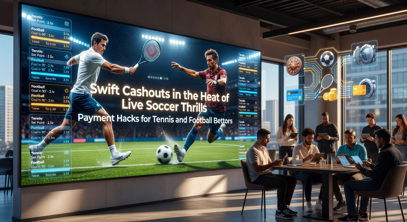 Live-Fußballspiel mit Wettaktion im Stadion, Spieler in Aktion während eines entscheidenden Moments